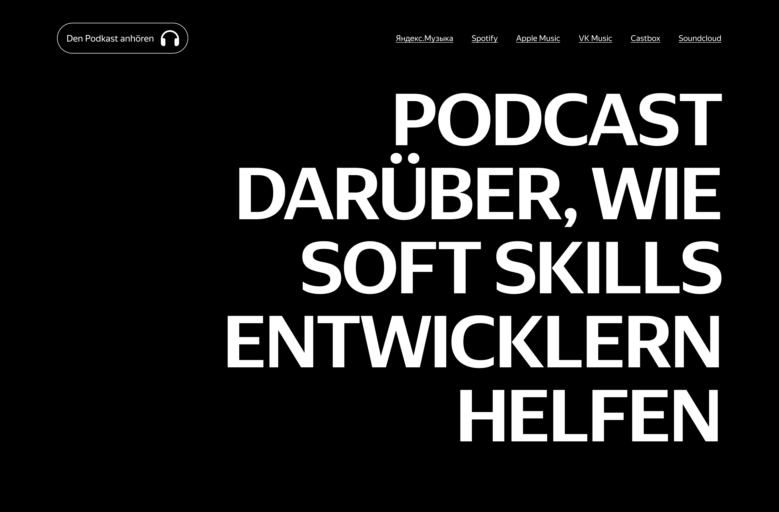 Podkast über Softskills